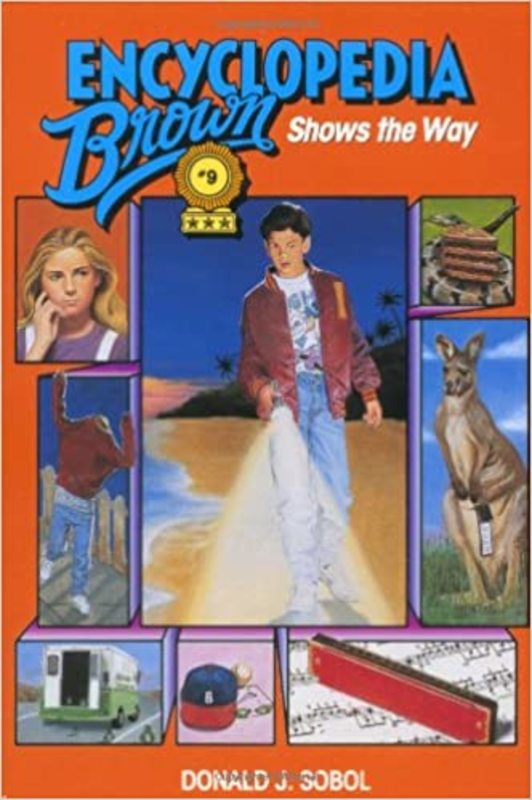 Book cover for "Encyclopedia Brown Shows the Way" by Donald J Sobol