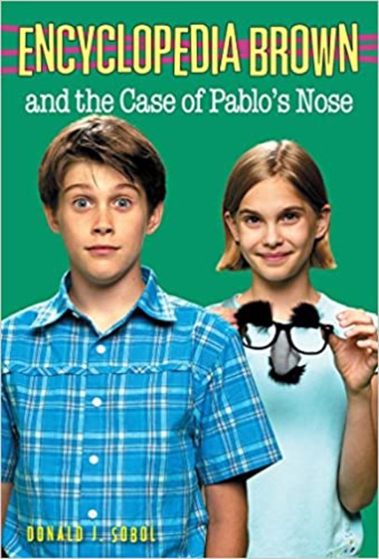 Book cover for "Encyclopedia Brown and the Case of Pablo's Nose" by Donald J Sobol