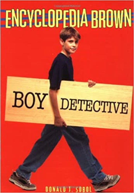 Book cover for "Encyclopedia Brown, Boy Detective" by Donald J Sobol