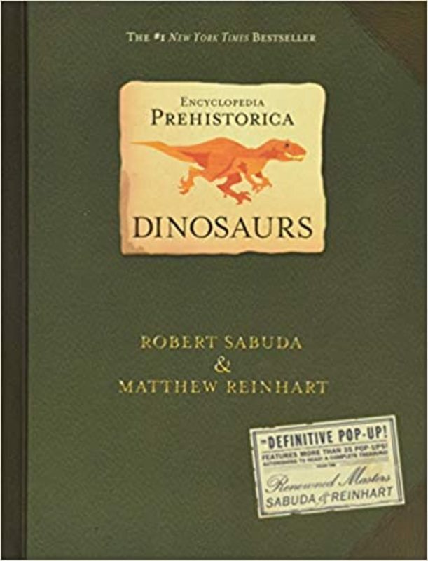 Book cover for "Encyclopedia Prehistorica Dinosaurs" by Robert Sabuda