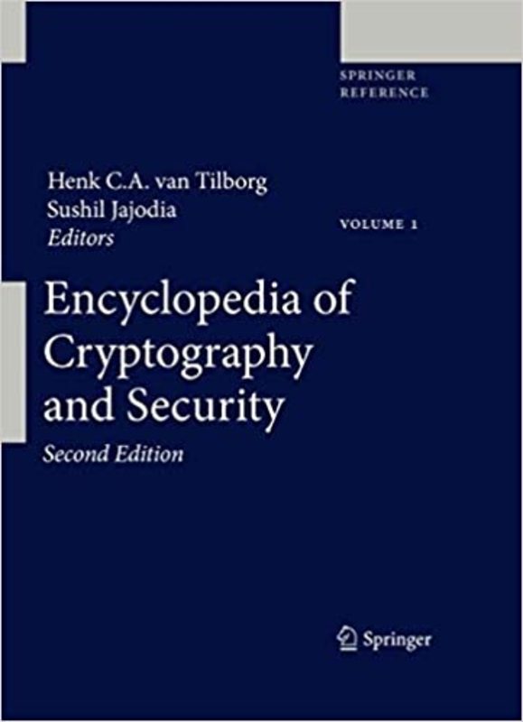 Book cover for "Encyclopedia of Cryptography and Security" by Sushil Jajodia