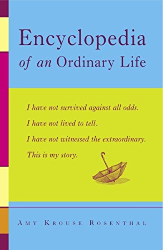 Book cover for "Encyclopedia of an Ordinary Life" by Amy Krouse Rosenthal