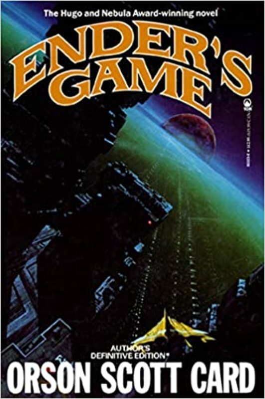 Book cover for "Ender's Game" by Orson Scott Card
