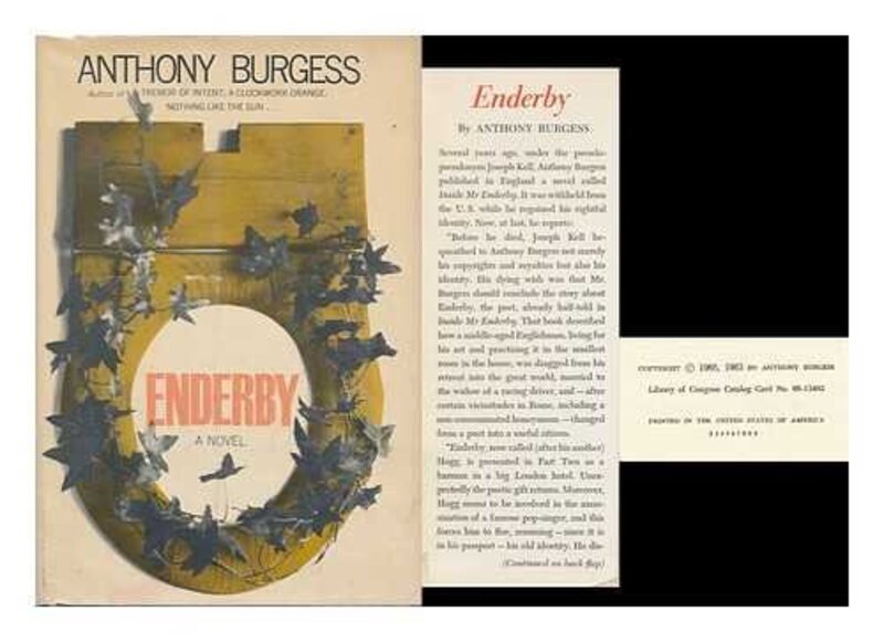 Book cover for "Enderby" by Anthony Burgess