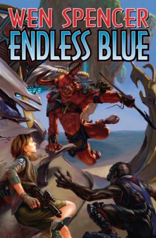 Book cover for "Endless Blue" by Wen Spencer
