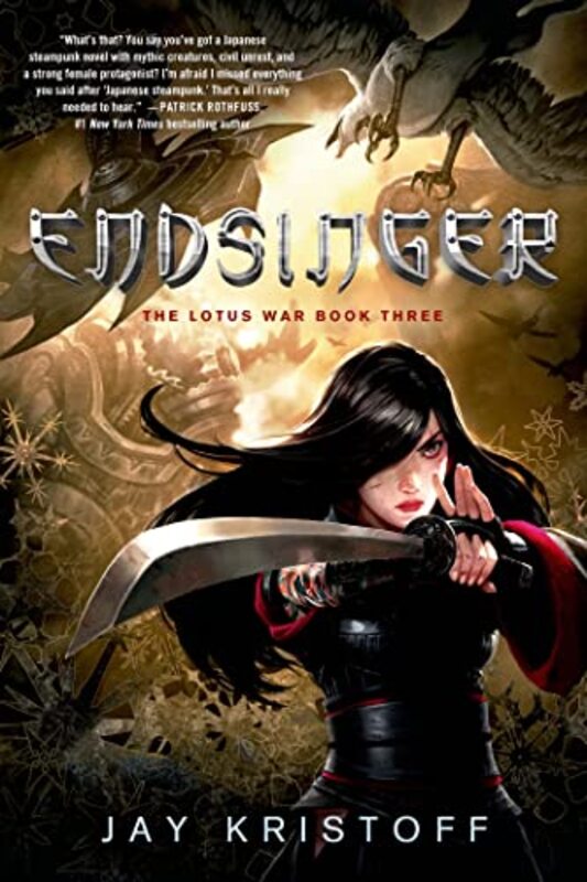 Book cover for "Endsinger" by Jay Kristoff
