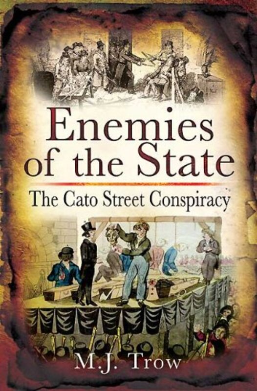 Book cover for "Enemies of the State" by MJ Trow