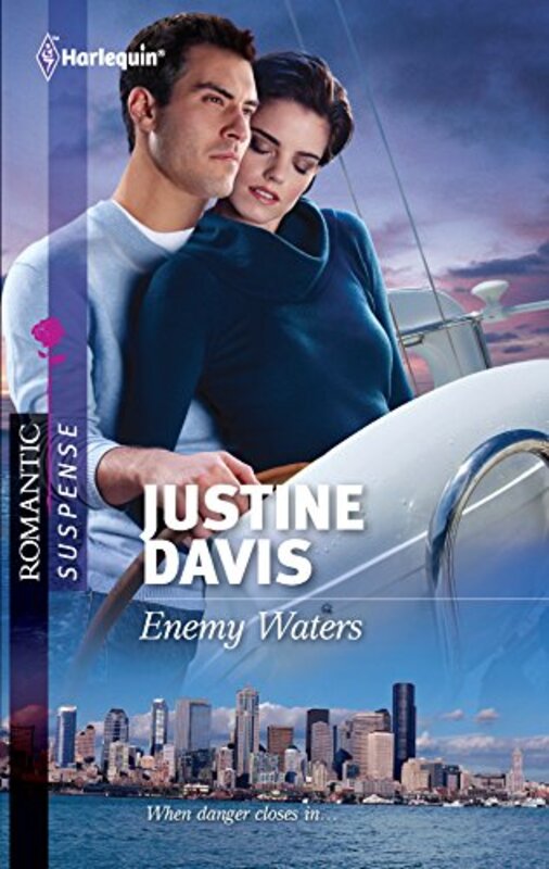 Book cover for "Enemy Waters" by Justine Davis