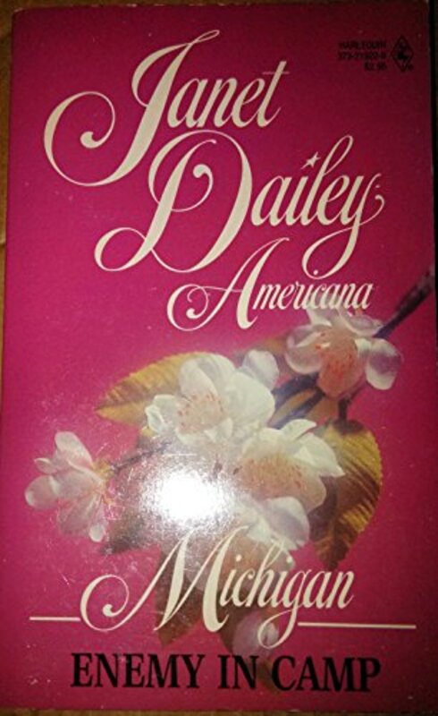 Book cover for "Enemy in Camp: Michigan" by Janet Dailey