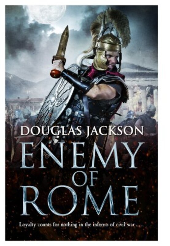 Book cover for "Enemy of Rome" by Douglas Jackson