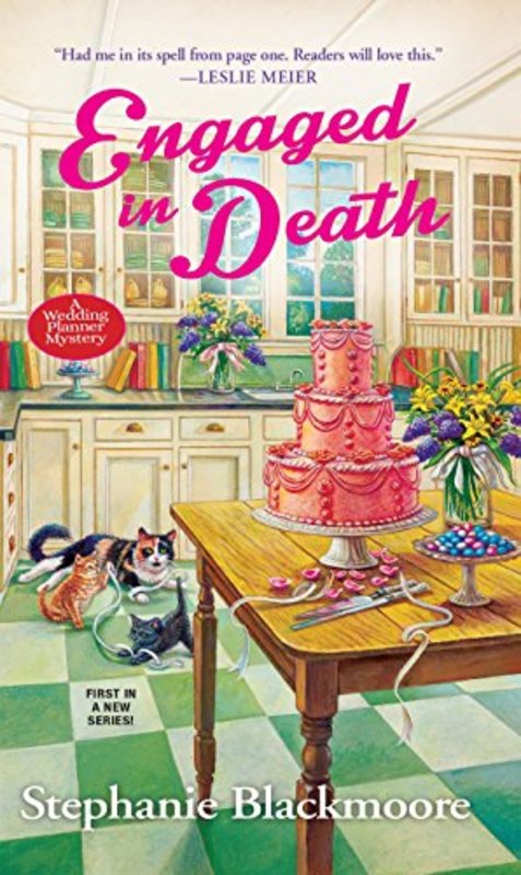 Book cover for "Engaged in Death" by Stephanie Blackmoore