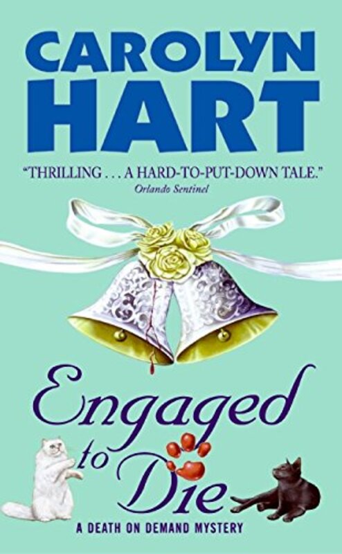 Book cover for "Engaged to Die" by Carolyn Hart