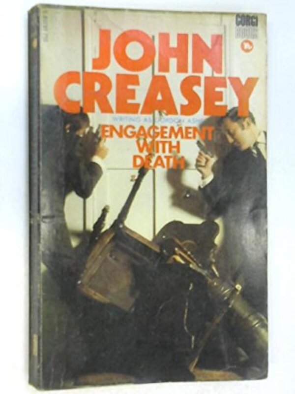 Book cover for "Engagement with Death" by John Creasey
