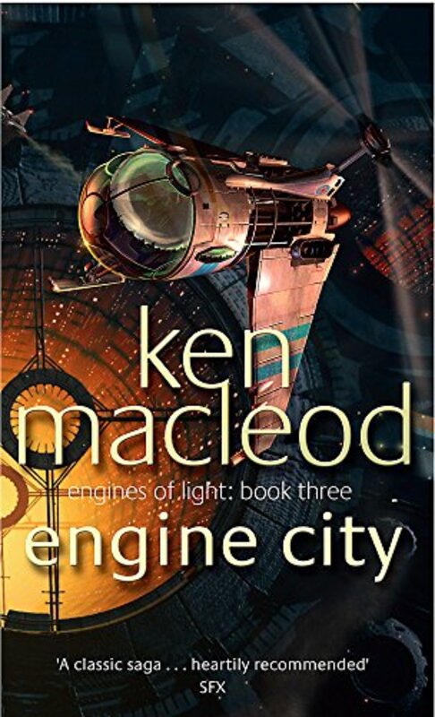 Book cover for "Engine City" by Ken MacLeod
