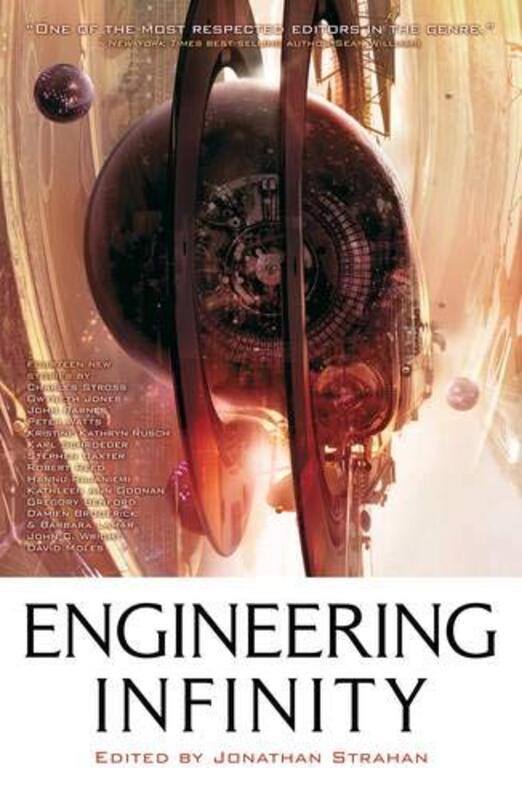 Book cover for "Engineering Infinity" by Jonathan Strahan