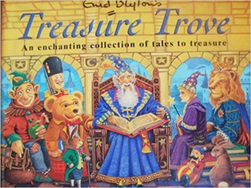 Book cover for "Enid Blyton's Treasure Trove" by Enid Blyton