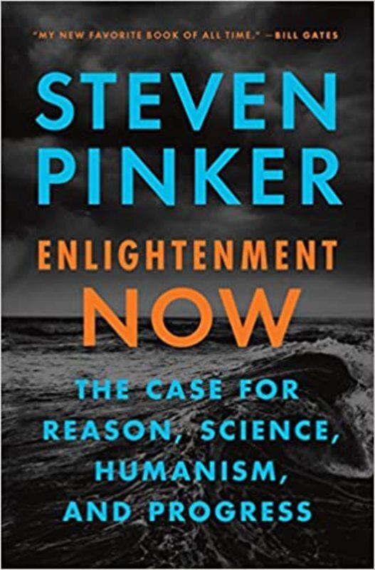 Book cover for "Enlightenment Now"