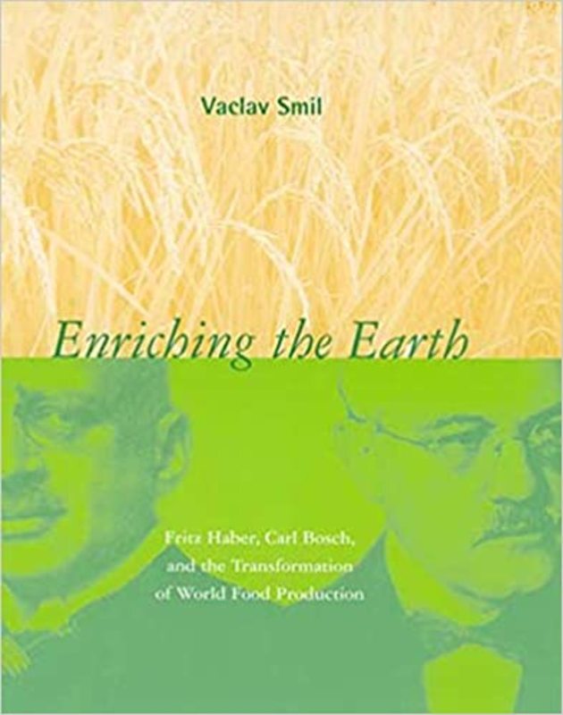 Book cover for "Enriching the Earth" by Vaclav Smil