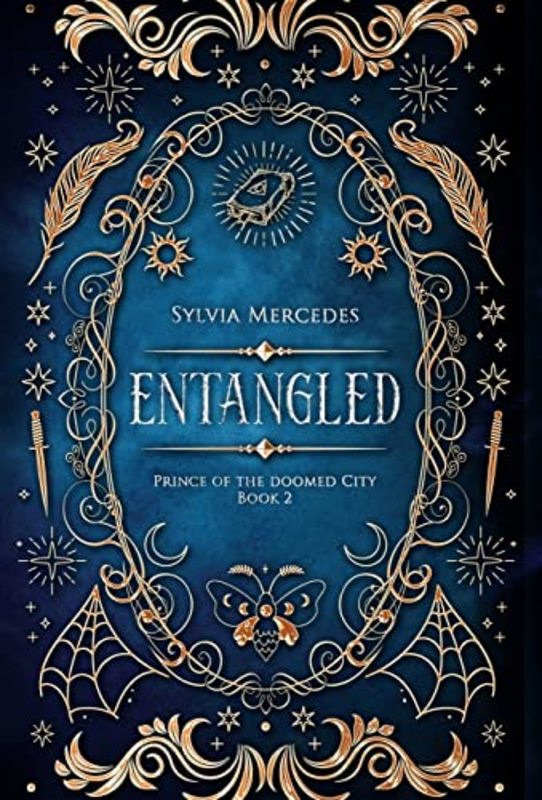 Book cover for "Entangled" by Sylvia Mercedes
