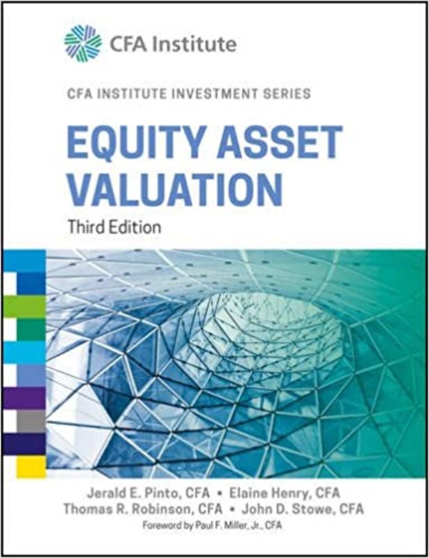 Book cover for "Equity Asset Valuation" by Jerald E. Pinto