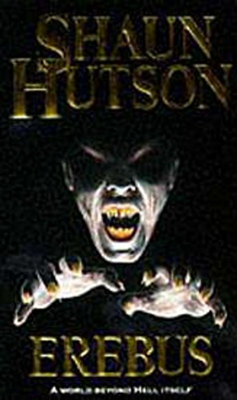 Book cover for "Erebus" by Shaun Hutson