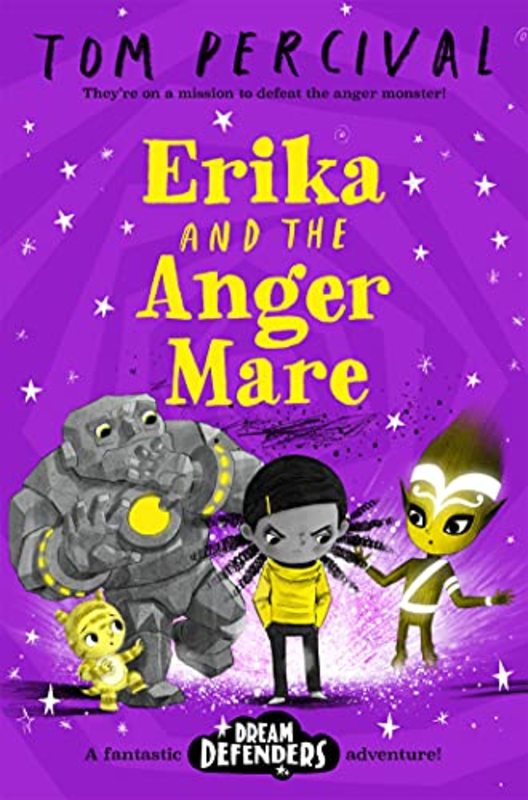 Book cover for "Erika and the Angermare" by Tom Percival