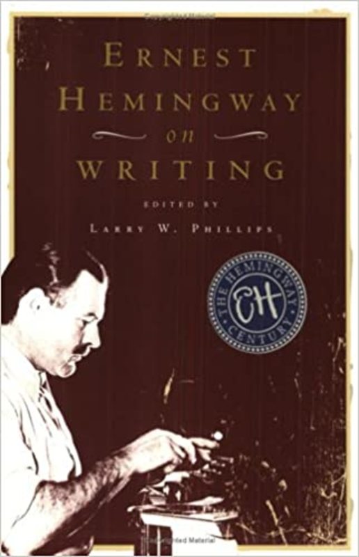 Book cover for "Ernest Hemingway on Writing" by Ernest Hemingway
