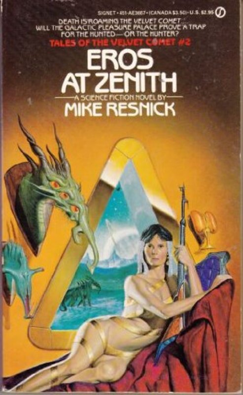Book cover for "Eros at Zenith" by Mike Resnick