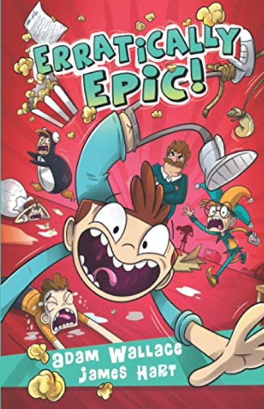 Book cover for "Erratically Epic!" by Adam Wallace