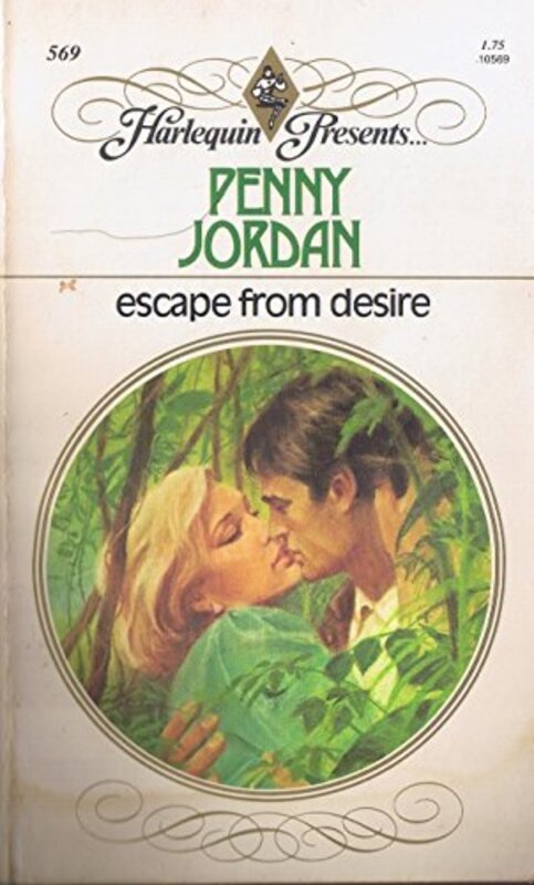 Book cover for "Escape from Desire" by Penny Jordan