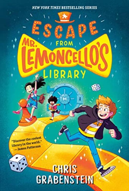 Book cover for "Escape from Mr. Lemoncello's Library" by Chris Grabenstein