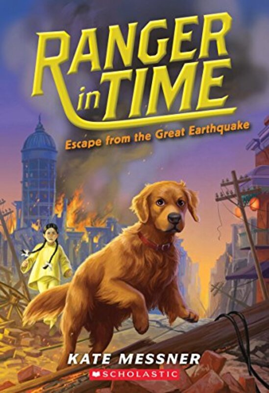 Book cover for "Escape from the Great Earthquake" by Kate Messner