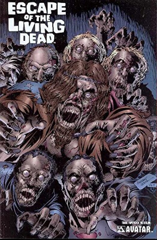 Book cover for "Escape of the Living Dead" by John A Russo