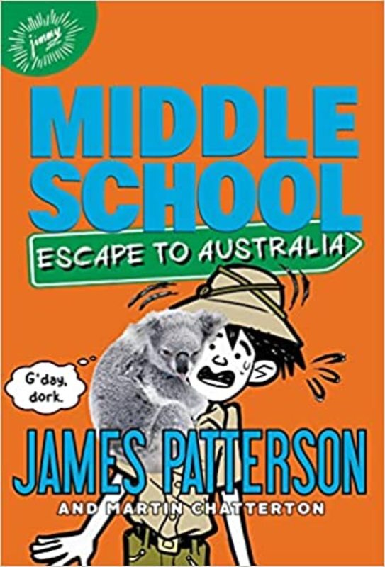 Book cover for "Escape to Australia" by James Patterson