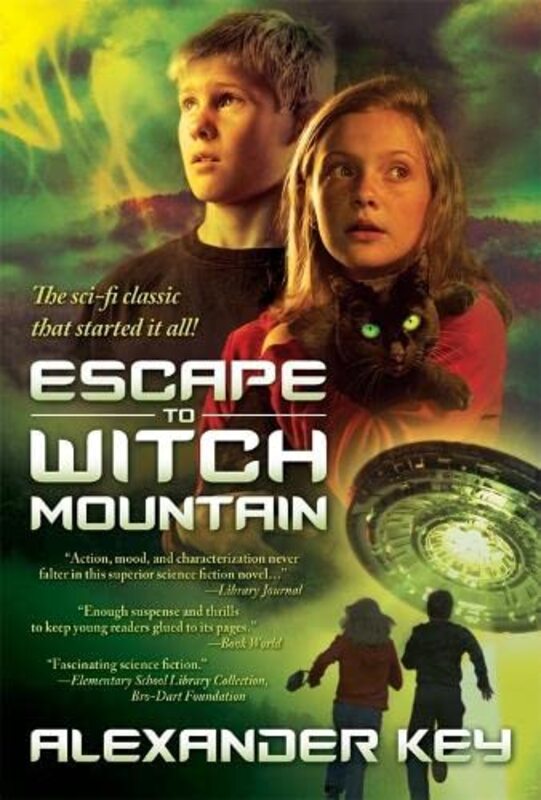 Book cover for "Escape to Witch Mountain" by Alexander Key