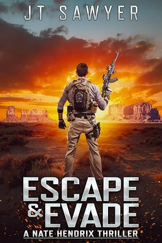 Book cover for "Escape & Evade" by JT Sawyer