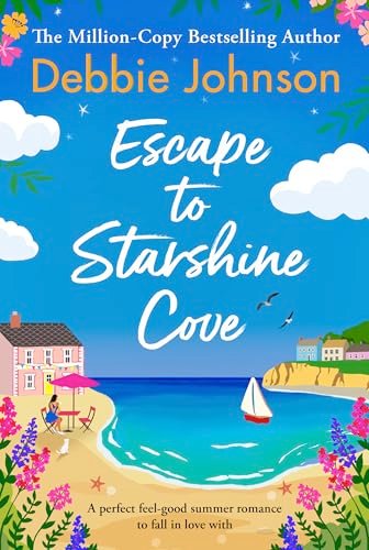 Book cover for "Escape to Starshine Cove" by Debbie Johnson