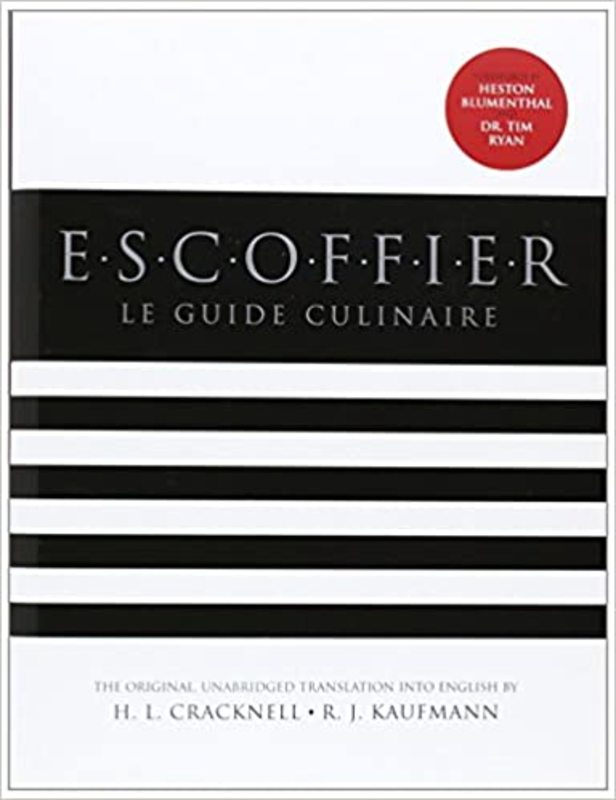 Book cover for "Escoffier" by Auguste Escoffier