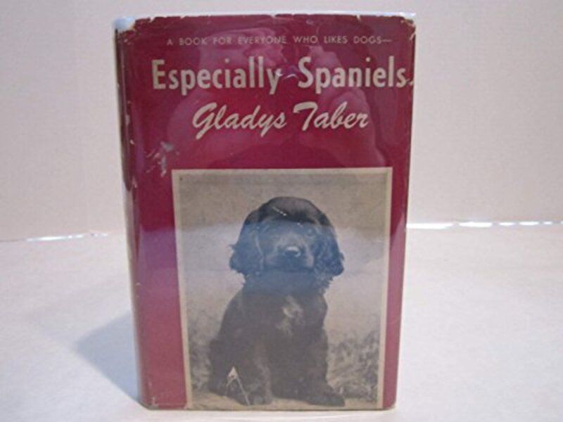 Book cover for "Especially Spaniels" by Gladys Taber