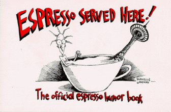 Book cover for "Espresso Served Here!" by Leslie Patricelli