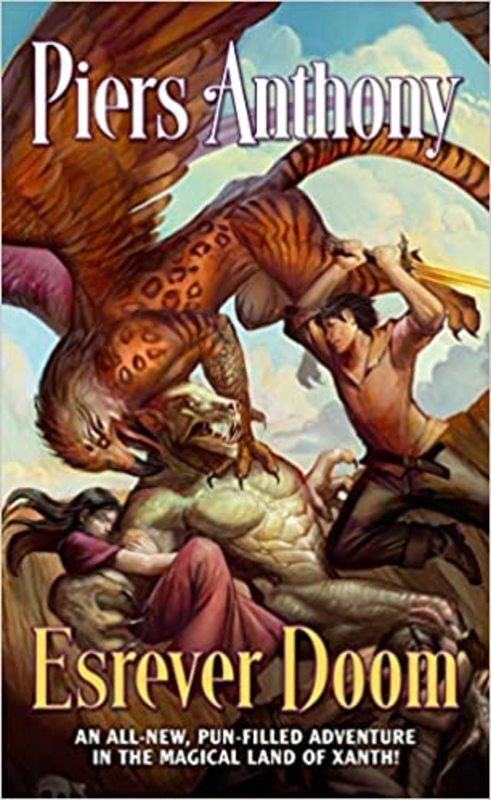 Book cover for "Esrever Doom" by Piers Anthony