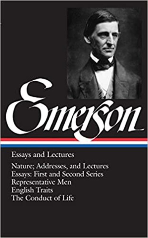 Book cover for "Essays and Lectures" by Ralph Waldo Emerson