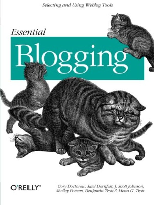 Book cover for "Essential Blogging"