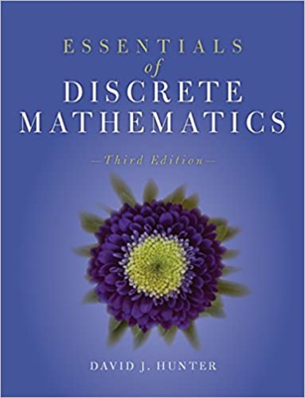 Book cover for "Essentials of Discrete Mathematics" by David J. Hunter