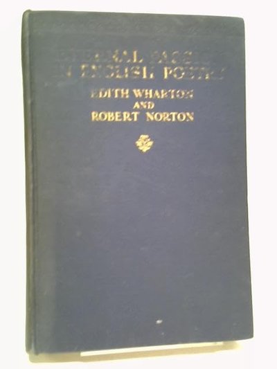 Book cover for "Eternal Passion In English Poetry" by Edith Wharton