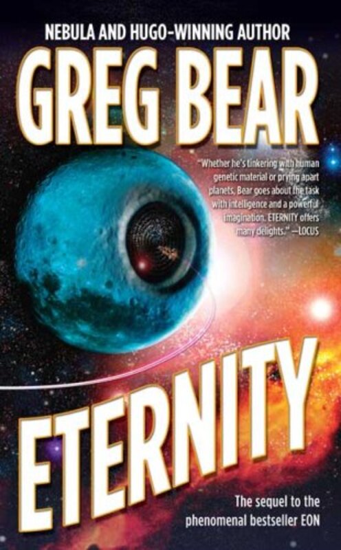 Book cover for "Eternity" by Greg Bear