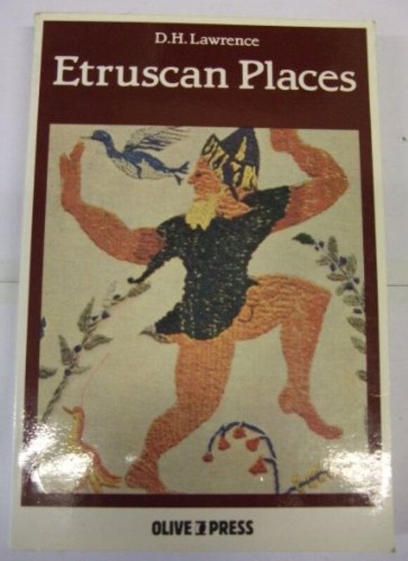 Book cover for "Etruscan Places" by DH Lawrence