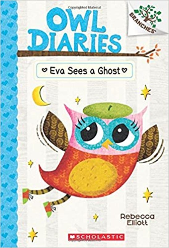 Book cover for "Eva Sees a Ghost" by Rebecca Elliott