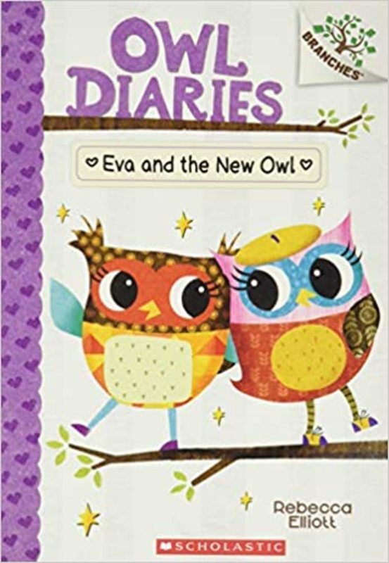 Book cover for "Eva and the New Owl" by Rebecca Elliott