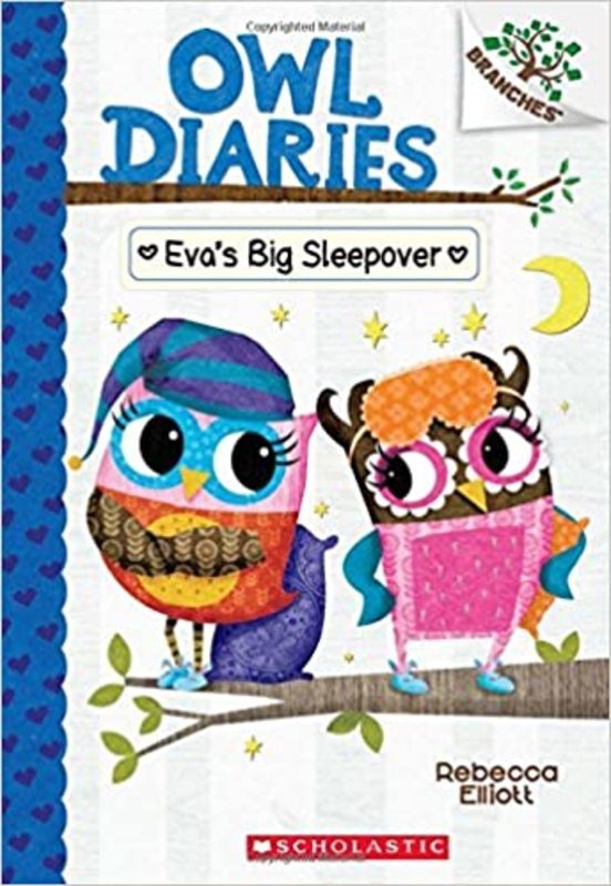 Book cover for "Eva's Big Sleepover" by Rebecca Elliott